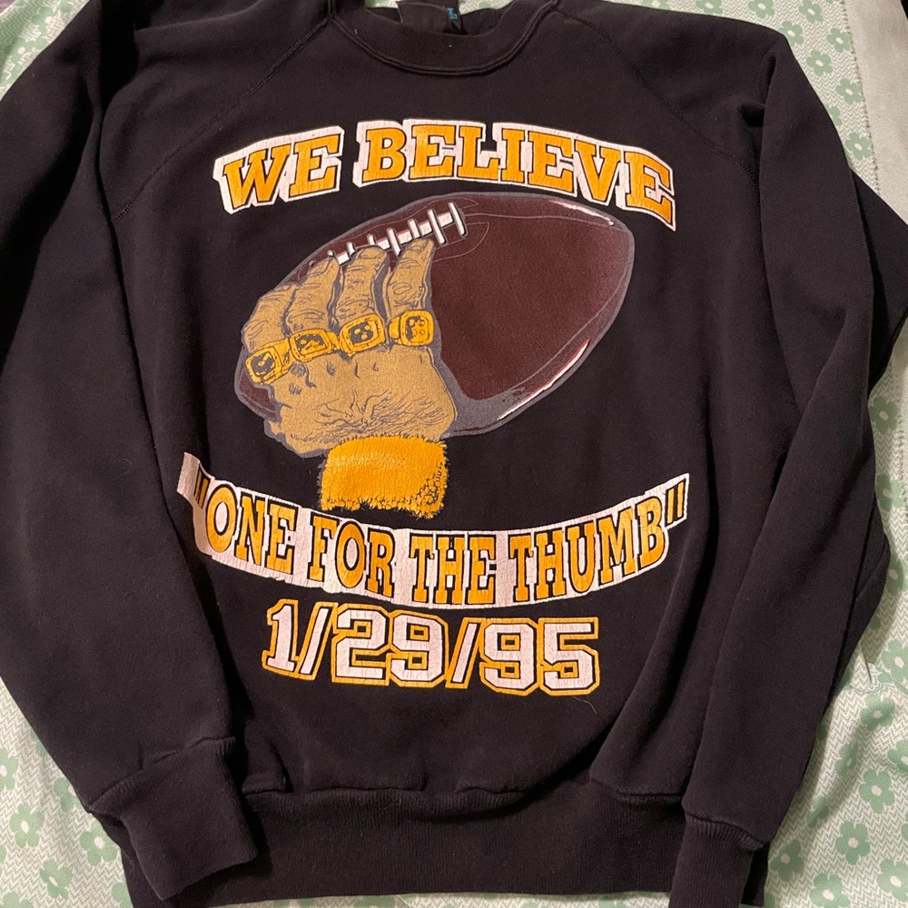 Vintage 1995 Super Bowl sweatshirt